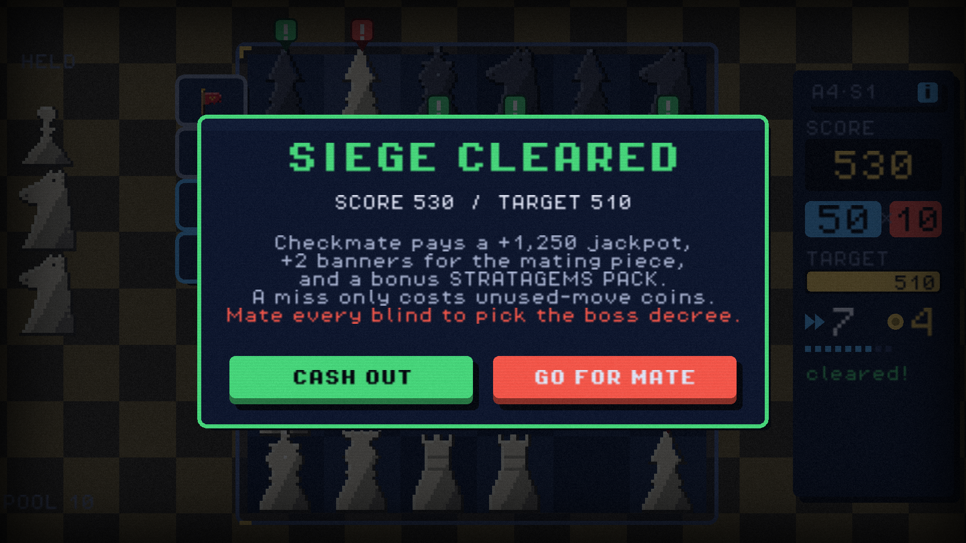 A capture combo stacking might and mult into the score